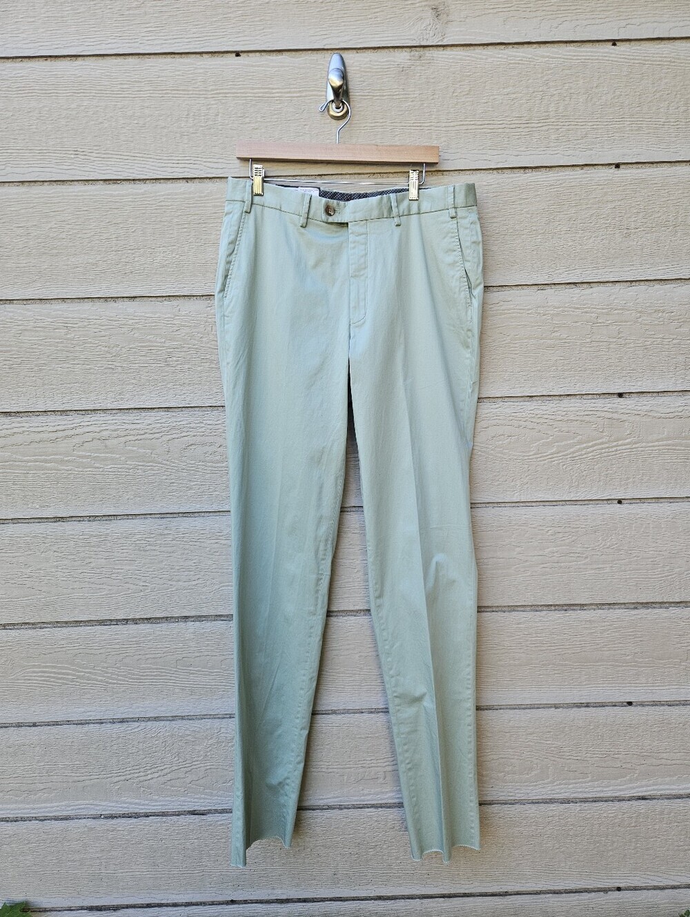 NWT Hiltl Dante chino pants light green size 36/38